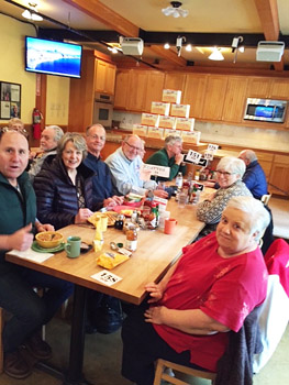 Group at table