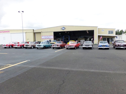 Studebaker Lineup at Bomber Tour